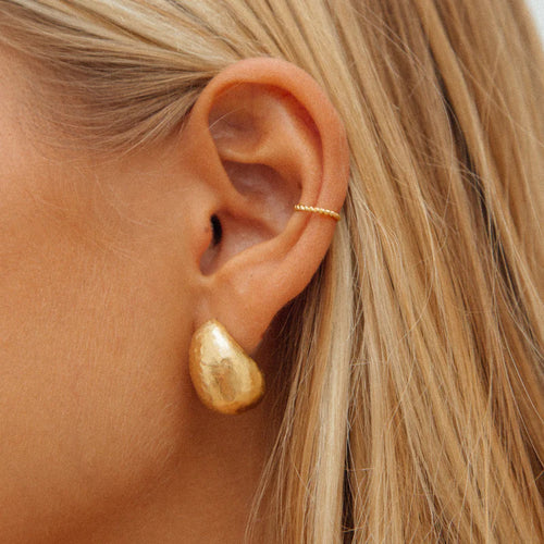 Boucles d'oreilles Figuera - Corail Blanc