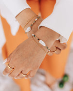 Bracelet Giardino en or - Corail Blanc