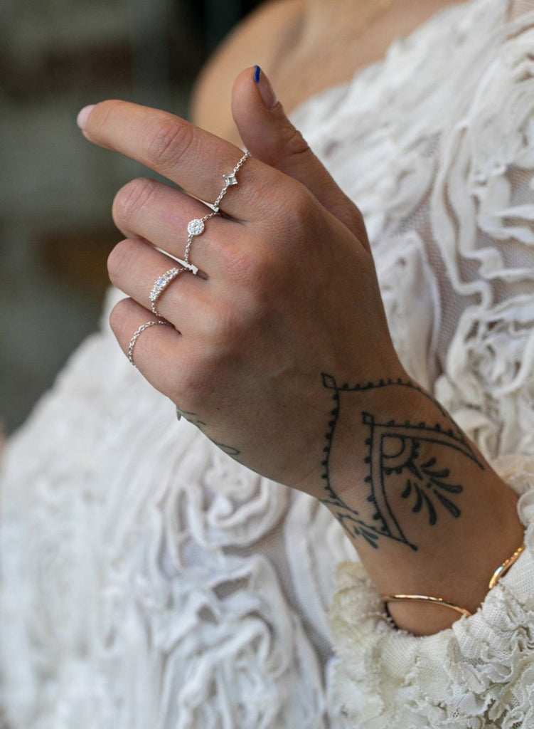 chain rings in silver and 14k gold vermeil.  Shop local designers in store and online.  Hand made in Montreal