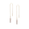 Thread Pearl Earring in Gold - Corail Blanc