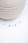 Celestial Charm Necklace in Silver - Corail Blanc