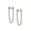 Chain Stud Silver - Corail Blanc