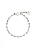 Caffe in Anklet Silver - Corail Blanc