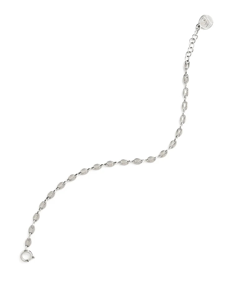 Caffe in Anklet Silver - Corail Blanc