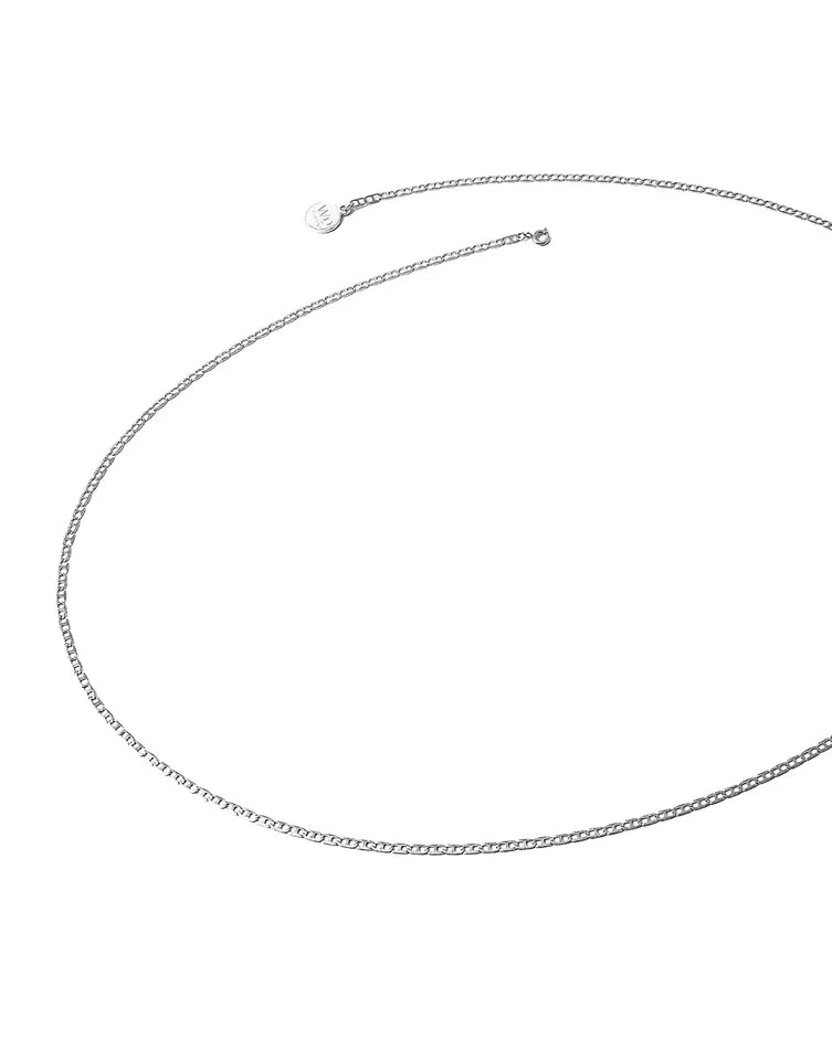 Raquel Body Chain in Silver - Corail Blanc