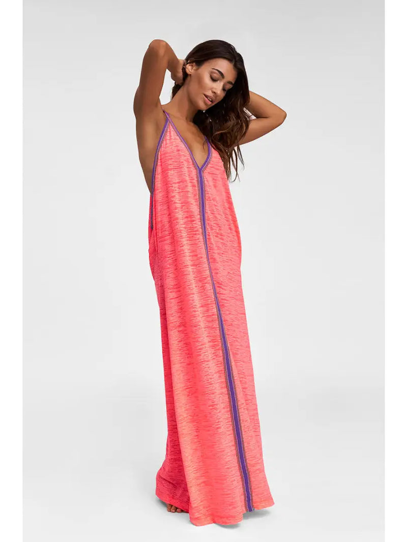 Hot Pink Inca Sundress - Corail Blanc