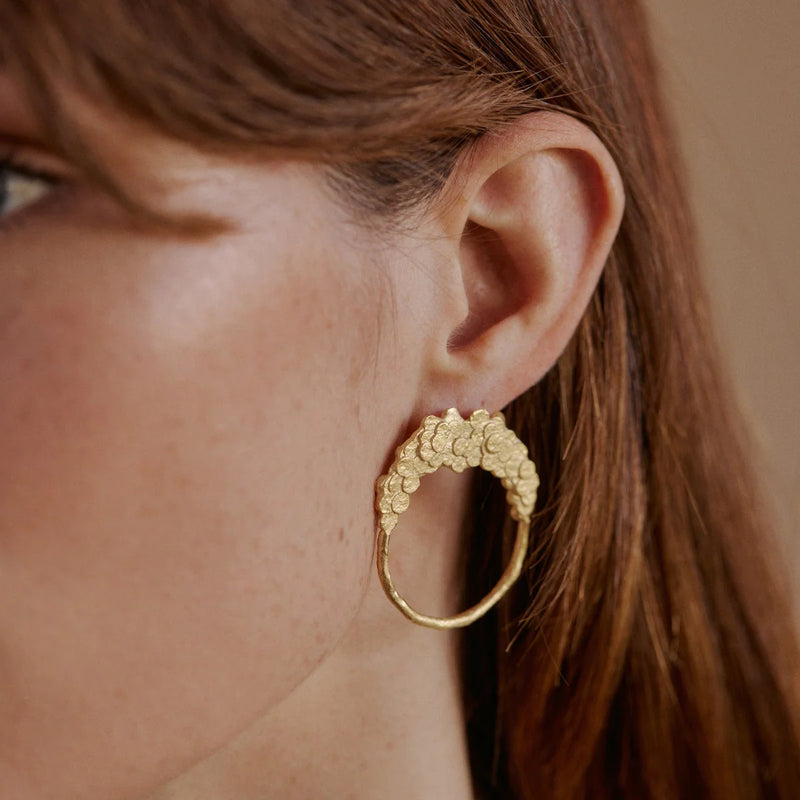 Alea Earrings - Corail Blanc