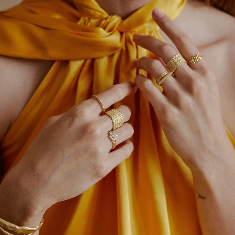 Thadee Ring - Corail Blanc