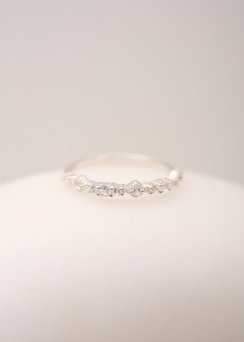 Juliette I in Silver - Corail Blanc