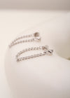 Chain Stud Silver - Corail Blanc