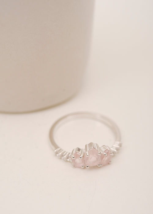 Juliette III in Silver - Corail Blanc