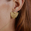 Cleon Earrings - Corail Blanc