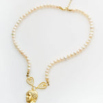 Goddess Anahit Necklace - Corail Blanc