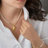 Goddess Anahit Necklace - Corail Blanc