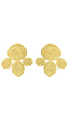 Orbit Earrings in Gold - Corail Blanc
