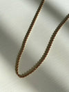 Twisted Rope Chain Necklace - Corail Blanc