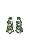 Clover Crystal Earrings - Corail Blanc