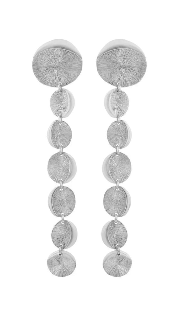 Estella Earrings Silver - Corail Blanc