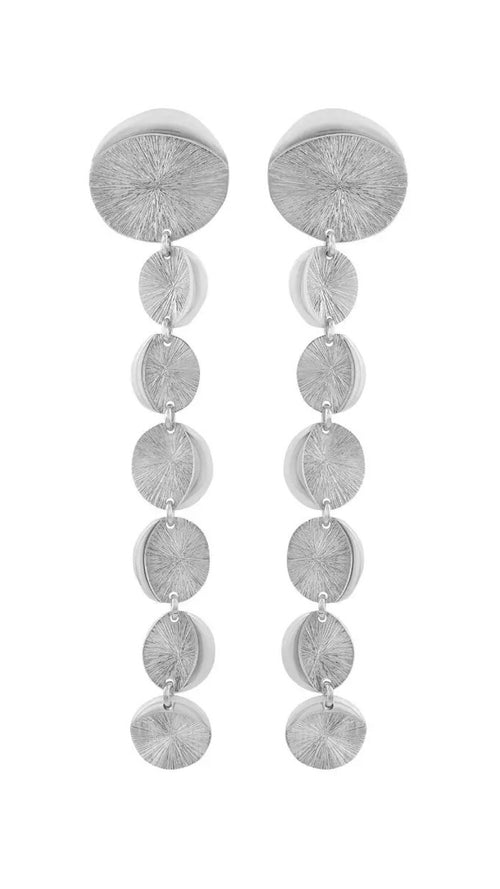 Estella Earrings Silver - Corail Blanc