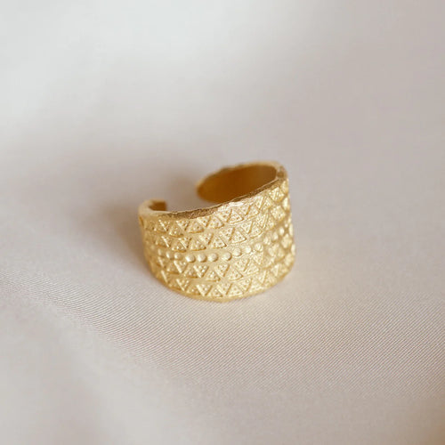Thadee Ring - Corail Blanc
