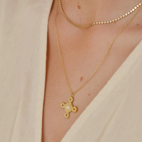 Fand Necklace - Corail Blanc