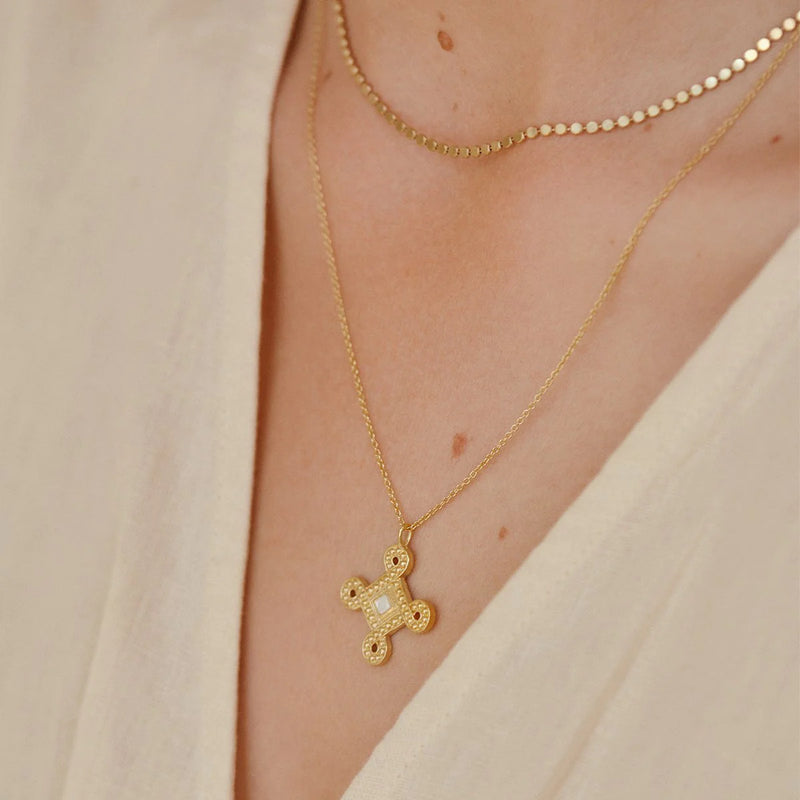 Fand Necklace - Corail Blanc