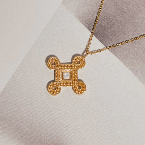 Fand Necklace - Corail Blanc