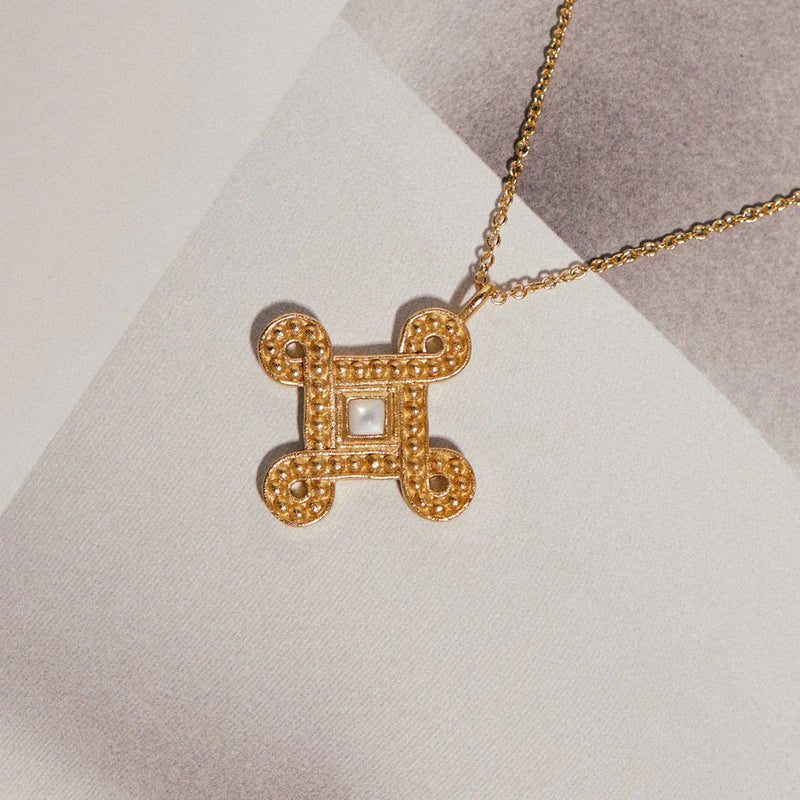 Fand Necklace - Corail Blanc