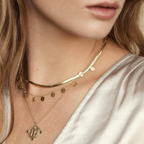 Rania Necklace - Corail Blanc