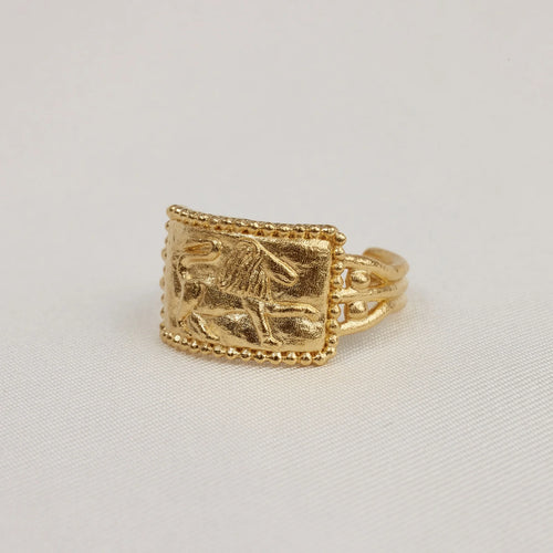 Arielle Ring - Corail Blanc
