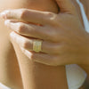 Arielle Ring - Corail Blanc