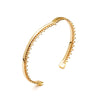 Etrusca Simple Wave Bangle - Corail Blanc