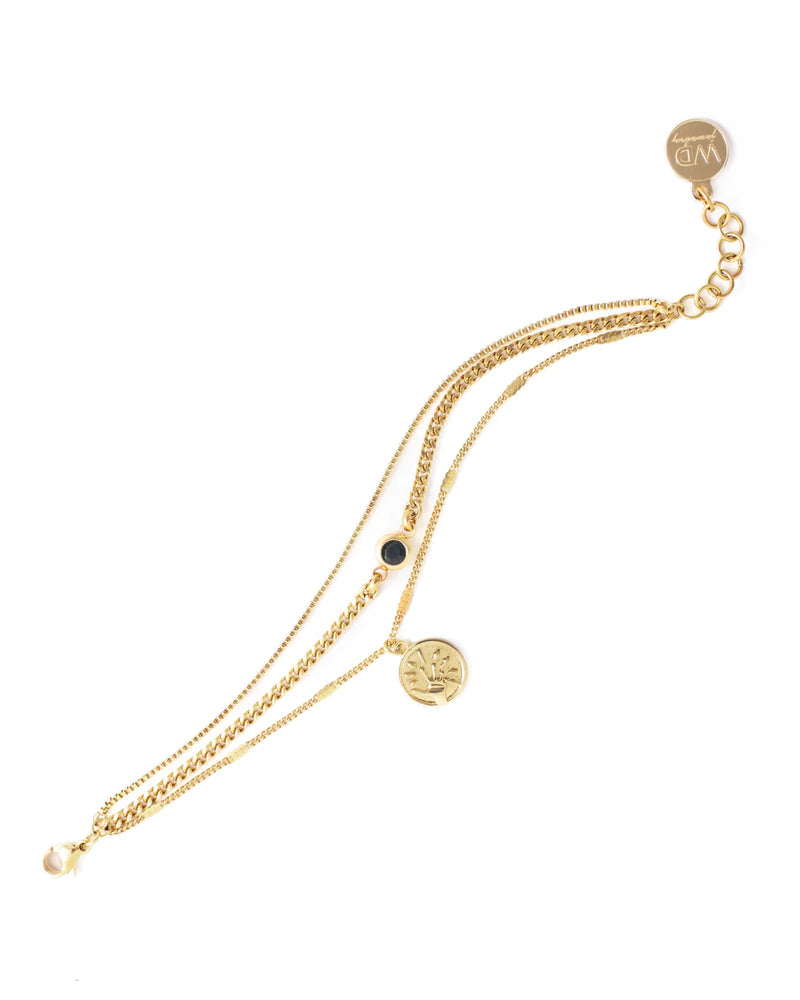 Beryl Bracelet in Gold - Corail Blanc