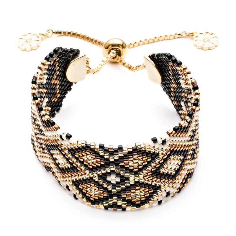 Tiva Woven Bracelet - Corail Blanc