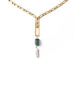 Emiral Necklace in Gold - Corail Blanc