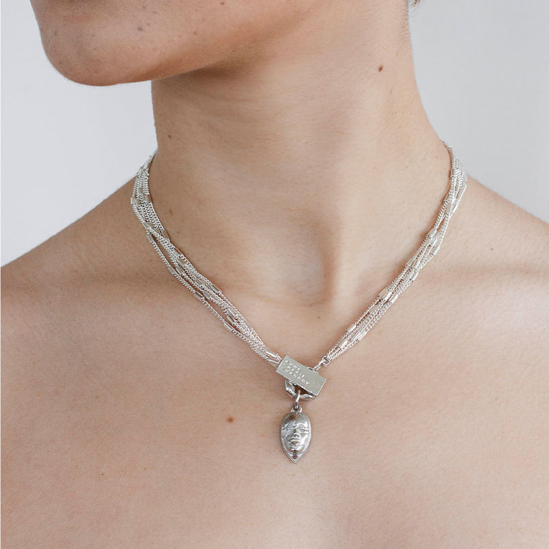 Gahi Necklace - Corail Blanc