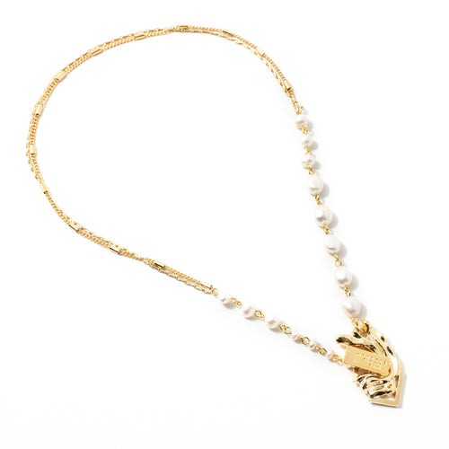 Gony Necklace - Corail Blanc