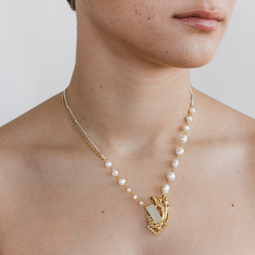 Gony Necklace - Corail Blanc