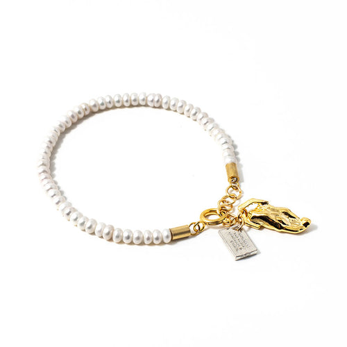 Izie Bracelet - Corail Blanc