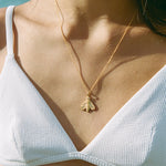 Maya Necklace - Corail Blanc