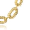 Chunky Oval Necklace - Corail Blanc