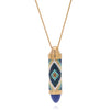 Totem Bullet Necklace in Blue - Corail Blanc