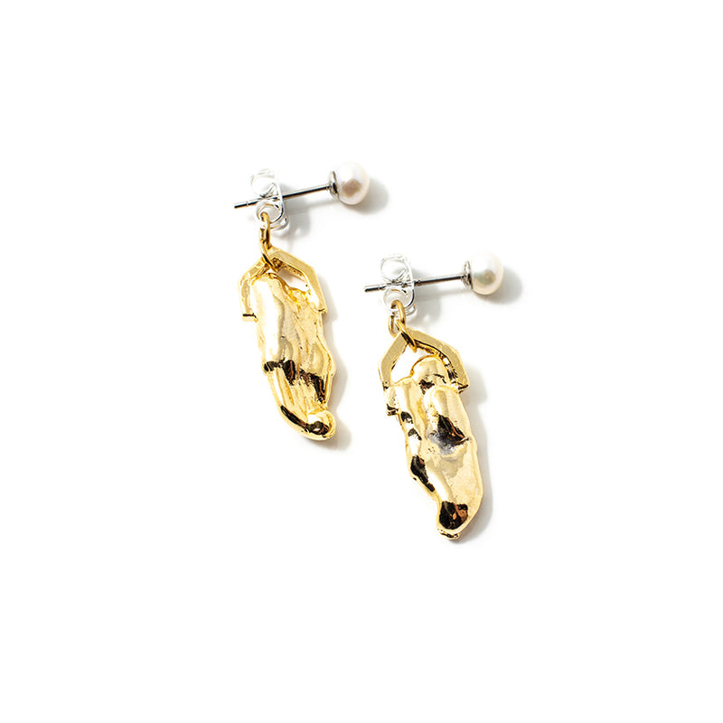Nouan Earrings - Corail Blanc