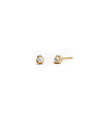 Solid Gold Diamond Earrings - Corail Blanc