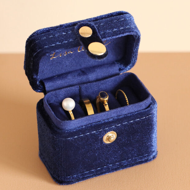 Ring Starry Night Jewelry Box in Navy - Corail Blanc