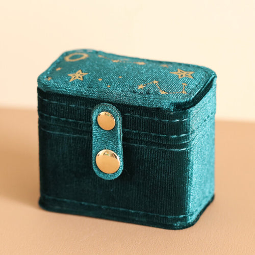 Ring Starry Night Jewelry Box in Teal c - Corail Blanc