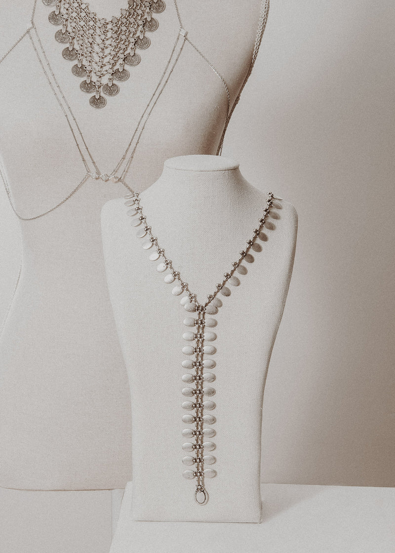 Alex Necklace - Corail Blanc