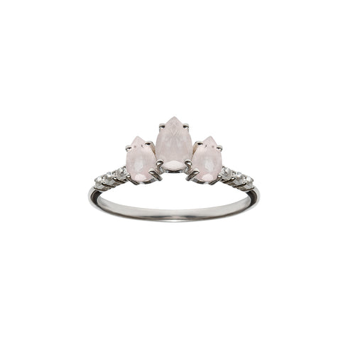 Juliette III in Silver - Corail Blanc