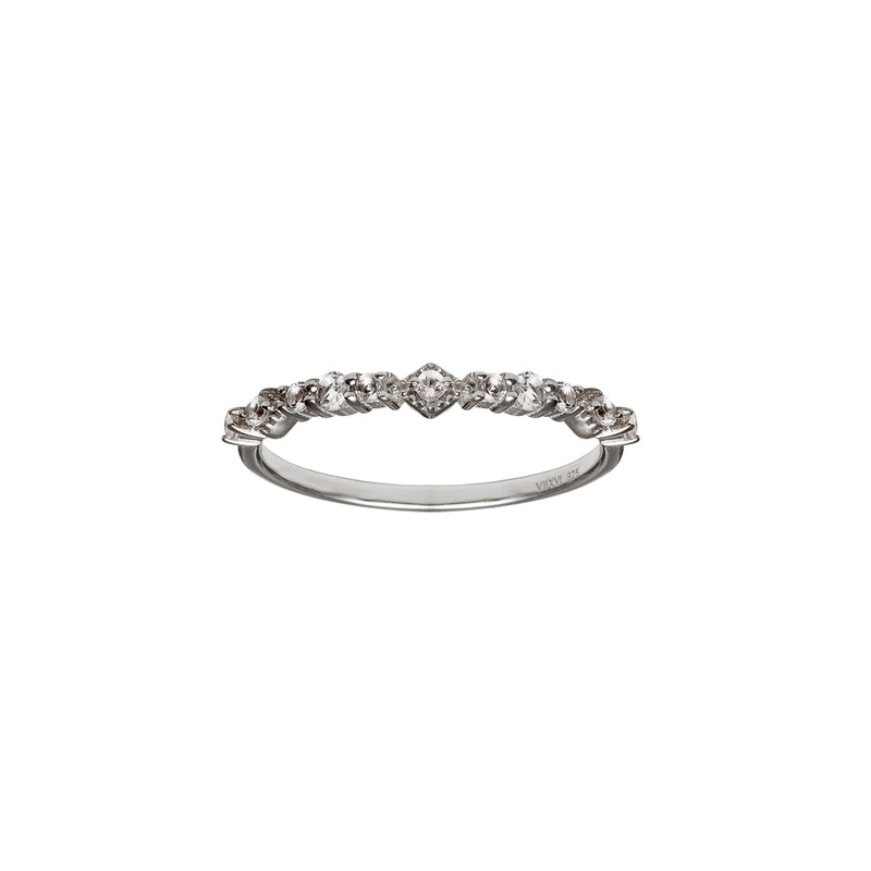 Juliette I in Silver - Corail Blanc