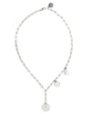 Botani Necklace in Silver - Corail Blanc